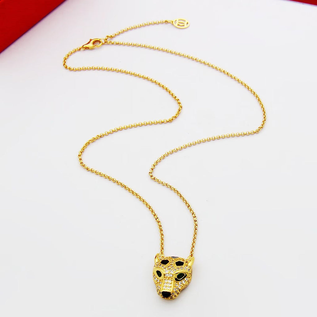 [Royal] PANTHERE FULL DIAMOND NECKLACE