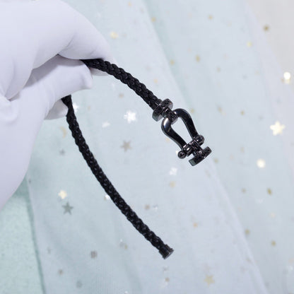 [Royal Jewellery]FORCE LARGE SERIES HORSESHOE BLACK SAMURAI BRACELET