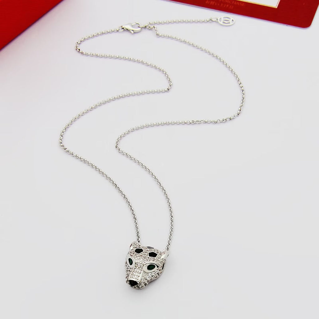 [Royal] PANTHERE FULL DIAMOND NECKLACE