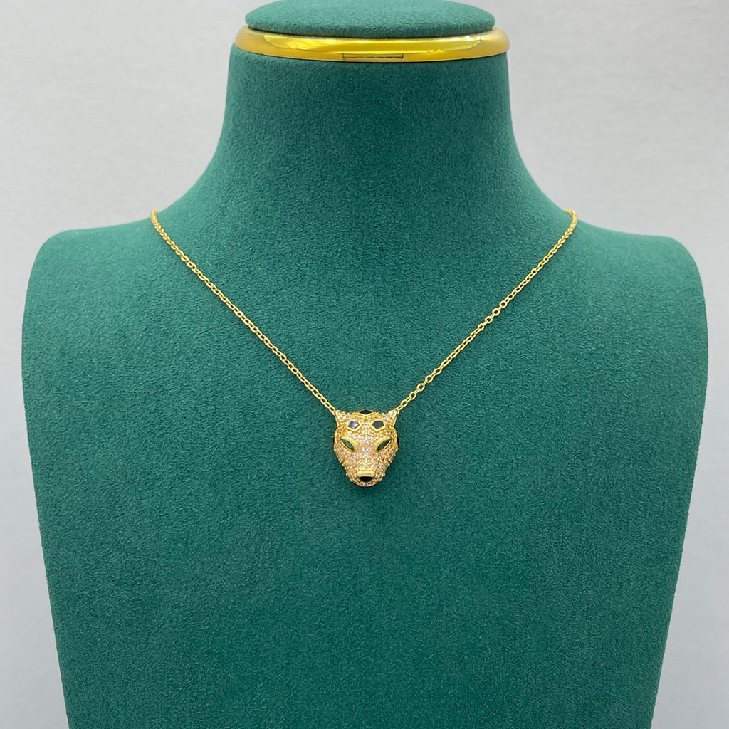 [Royal] PANTHERE FULL DIAMOND NECKLACE