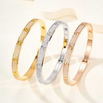 [Royal] LOVE BRACELET 4.8MM DIAMOND-PAVED