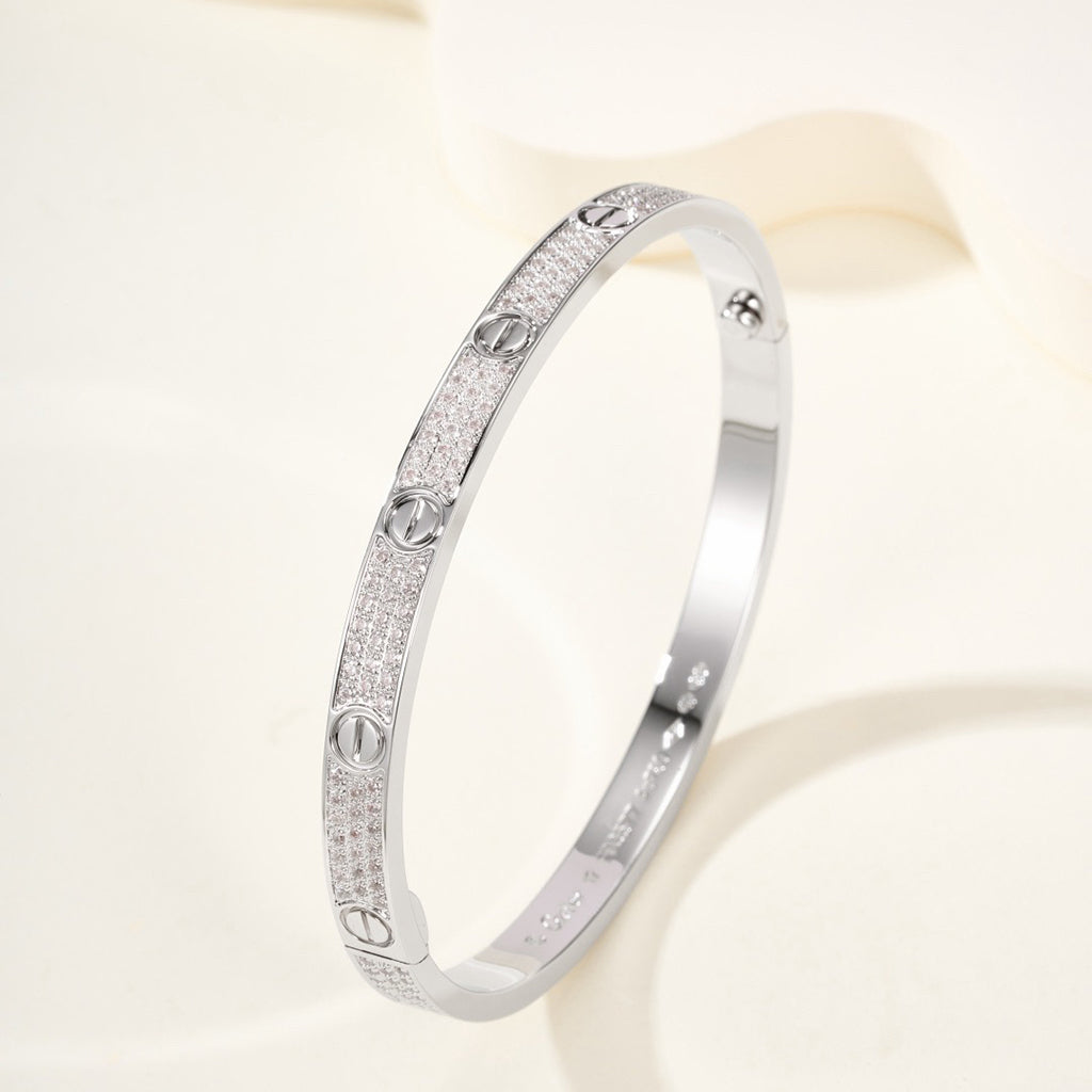 [Royal] LOVE BRACELET 4.8MM DIAMOND-PAVED