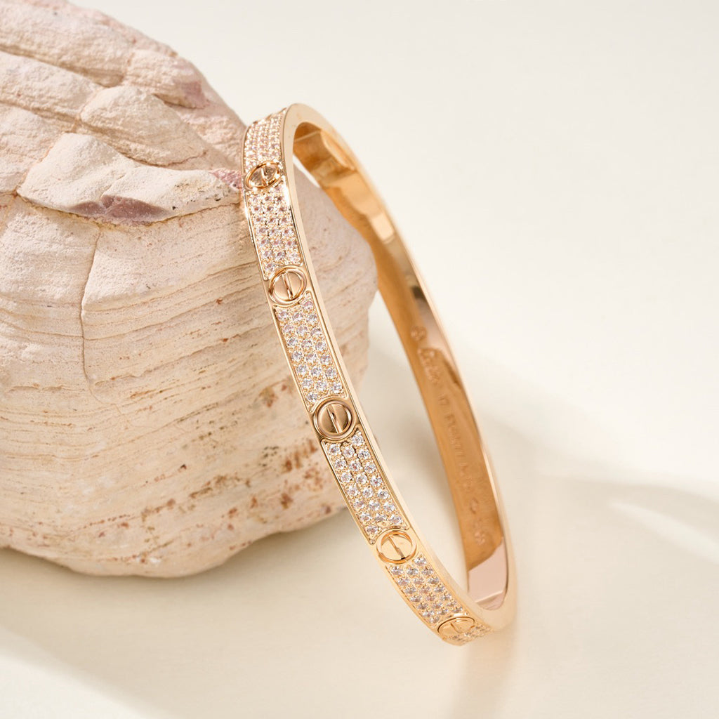 [Royal] LOVE BRACELET 4.8MM DIAMOND-PAVED
