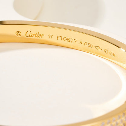 [Royal]Clover Laser  Pulsar Stone 5-Motif & LOVE Diamond-Paved Bracelet Stack Set