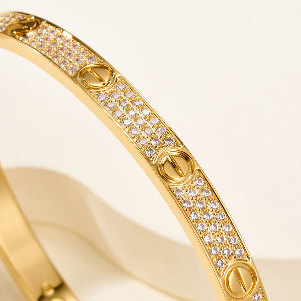 [Royal] LOVE BRACELET 4.8MM DIAMOND-PAVED