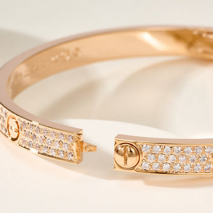 [Royal] LOVE BRACELET 4.8MM DIAMOND-PAVED
