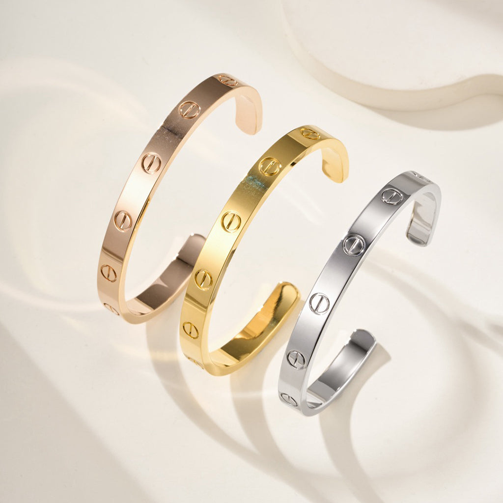 [Royal] LOVE BRACELET 6.1MM OPEN CUFF
