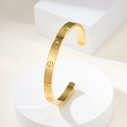 [Royal] LOVE BRACELET 6.1MM OPEN CUFF