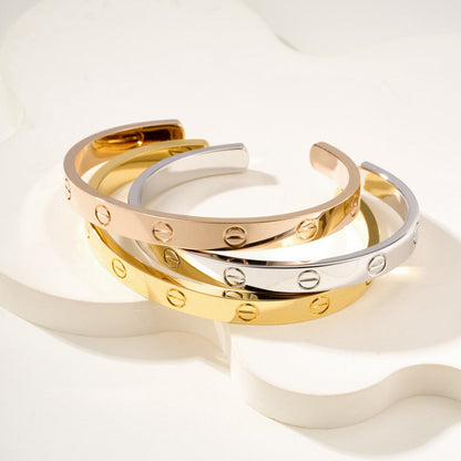 [Royal] LOVE BRACELET 6.1MM OPEN CUFF