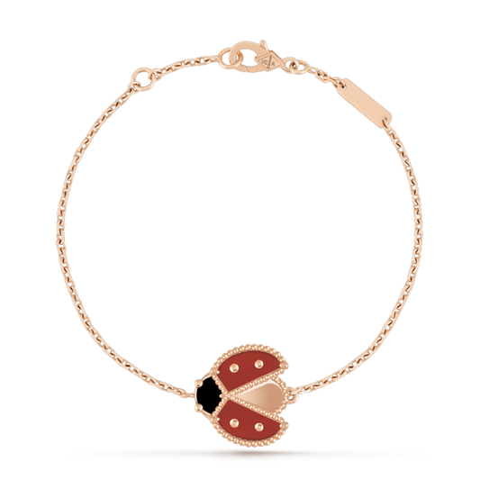 [Royal Jewellery]LUCKY SPRING 1 MOTIF PINK GOLD BRACELET