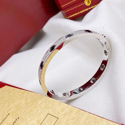 [Royal] LOVE BRACELET 6.1MM DIAMOND-PAVED CERAMIC