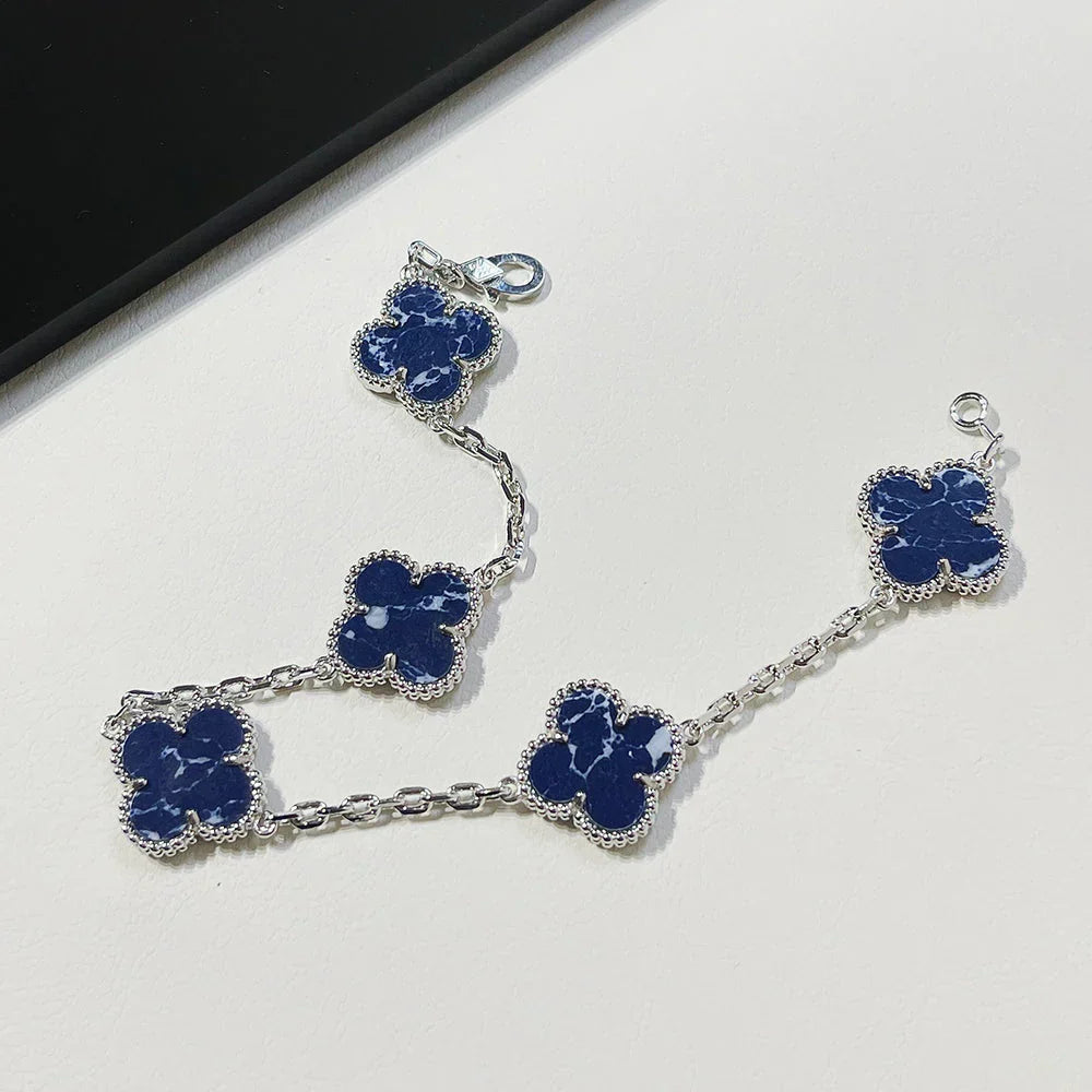 [Royal Jewellery]CLOVER 5 MOTIF PIETERSITE BRACELET COLLECTION