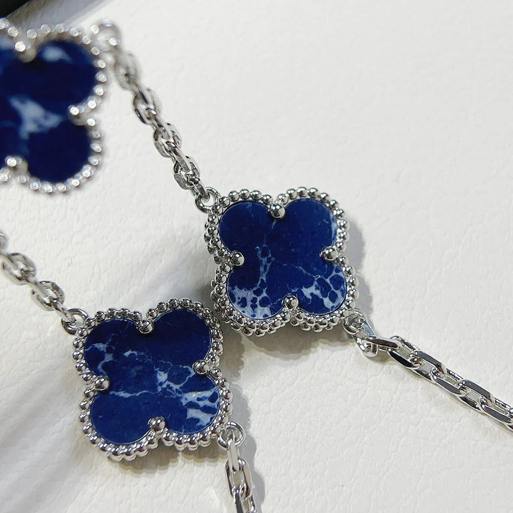 [Royal Jewellery]CLOVER 5 MOTIF PIETERSITE BRACELET COLLECTION