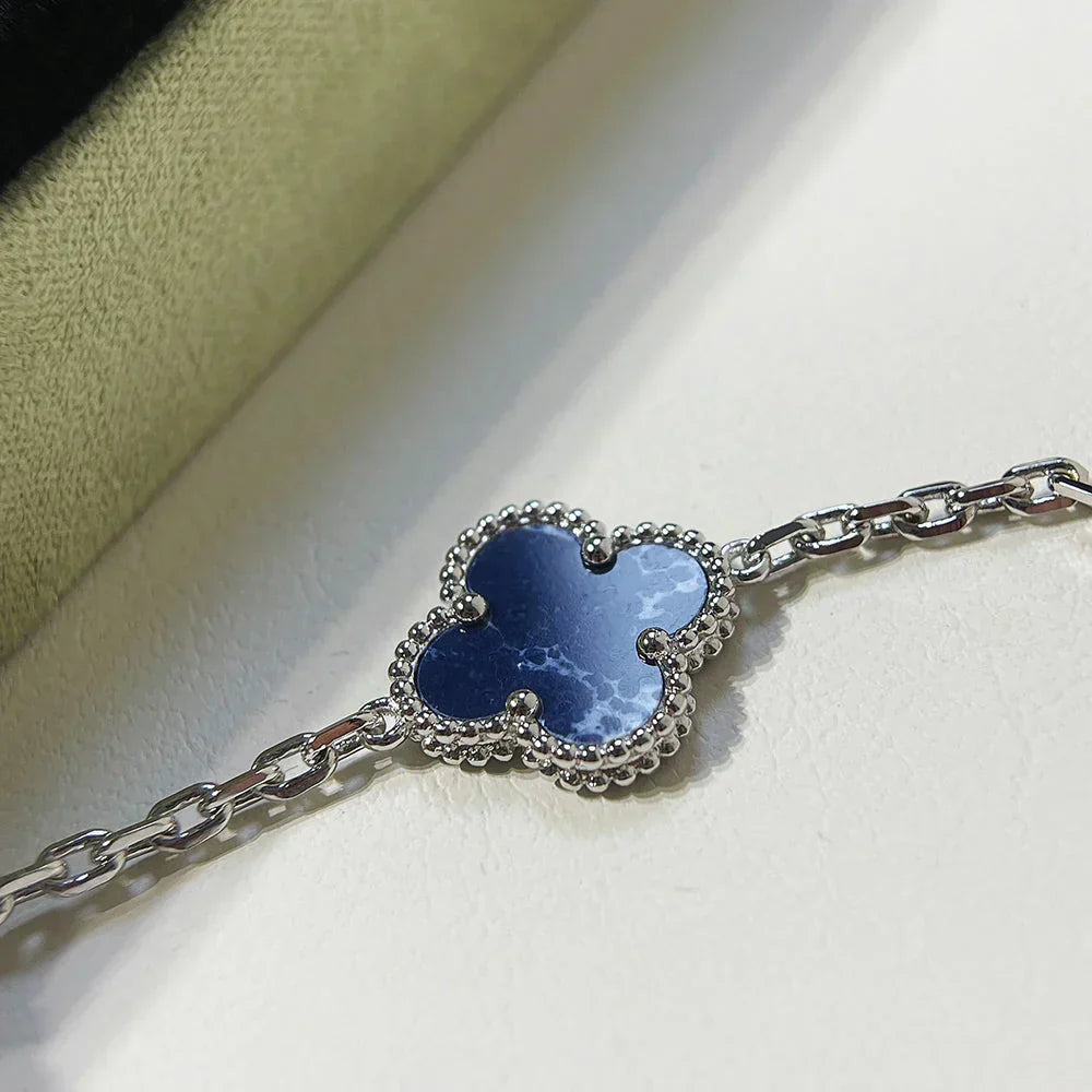 [Royal Jewellery]CLOVER 5 MOTIF PIETERSITE BRACELET COLLECTION