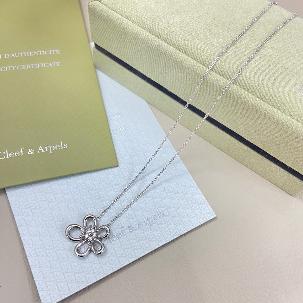 [Royal]FLOWERLACE NECKLACE 5 DIAMONDS