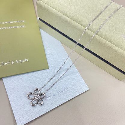 [Royal]FLOWERLACE NECKLACE 5 DIAMONDS