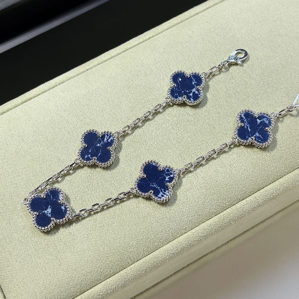 [Royal Jewellery]CLOVER 5 MOTIF PIETERSITE BRACELET COLLECTION