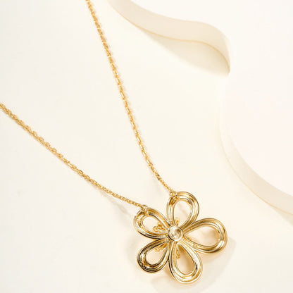 [Royal]FLOWERLACE NECKLACE 5 DIAMONDS