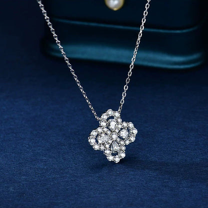 [Royal Jewellery]LOOP NECKLACE FULL MOTIF DIAMOND 16MM MULTIPLE COLORS