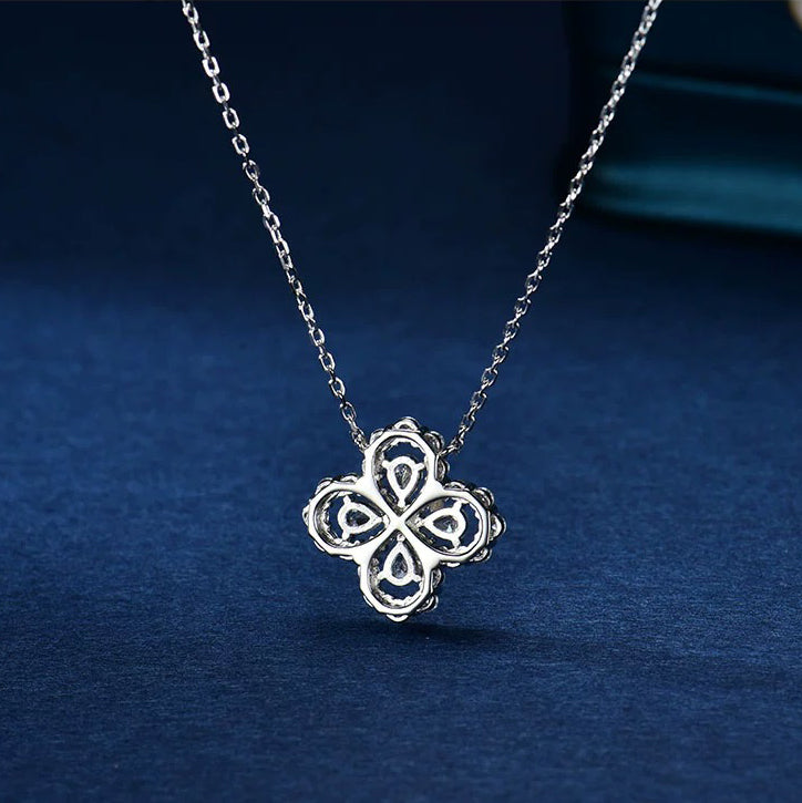 [Royal Jewellery]LOOP NECKLACE FULL MOTIF DIAMOND 16MM MULTIPLE COLORS