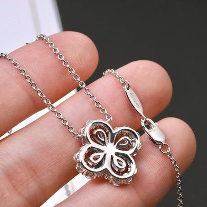 [Royal Jewellery]LOOP NECKLACE FULL MOTIF DIAMOND 16MM MULTIPLE COLORS