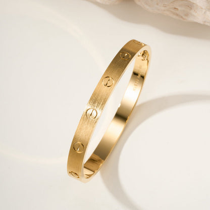 [Royal] LOVE BRACELET 6.1MM BRUSHED