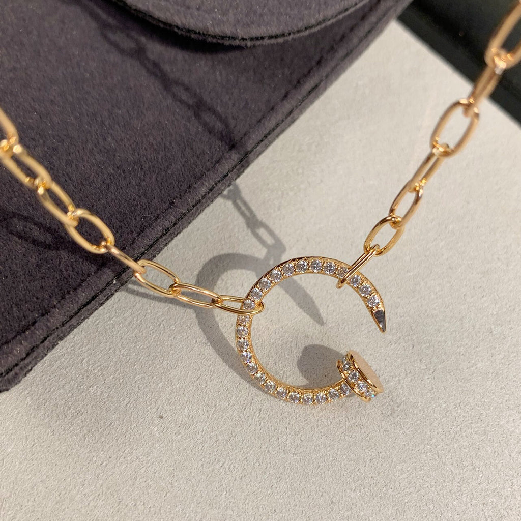 [Royal] JUSTE NECKLACE FULL DIAMONDS