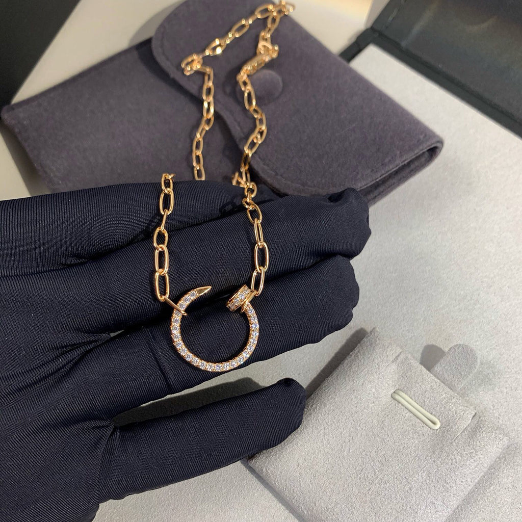 [Royal] JUSTE NECKLACE FULL DIAMONDS