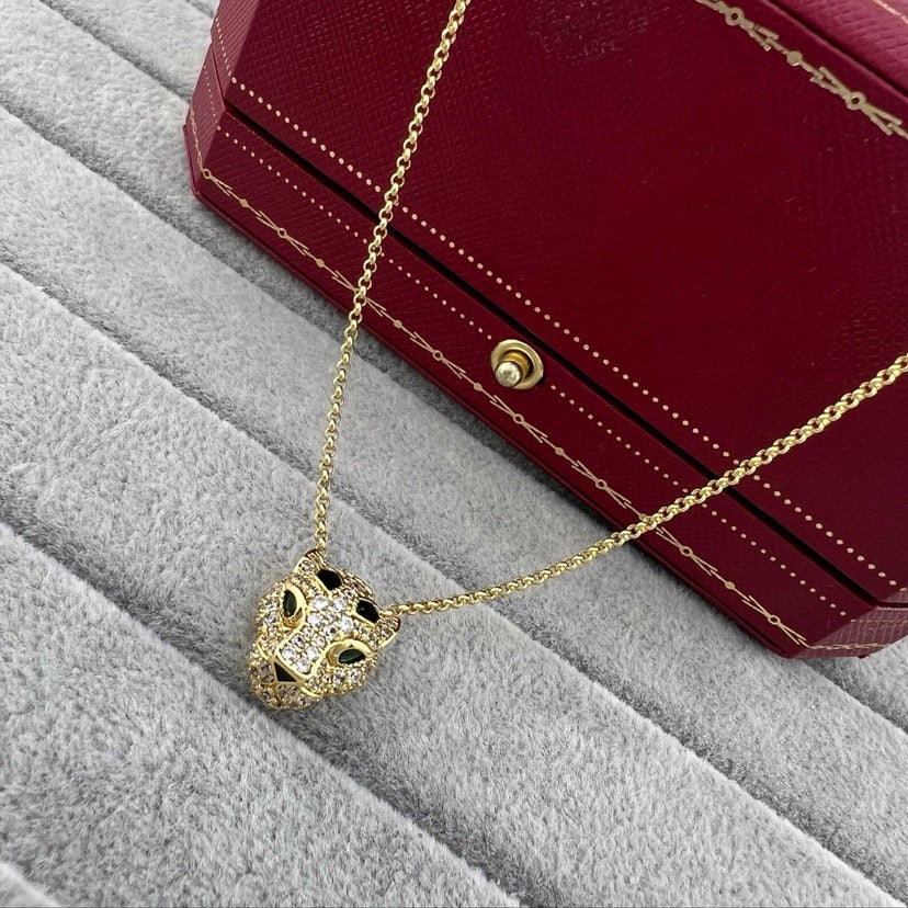 [Royal] PANTHERE FULL DIAMOND NECKLACE