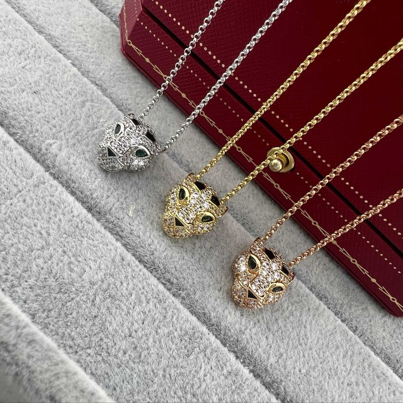 [Royal] PANTHERE FULL DIAMOND NECKLACE