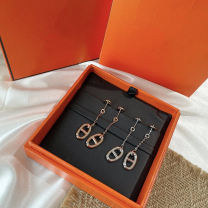 [Royal Jewellery]CHAINE TASSEL EARRINGS