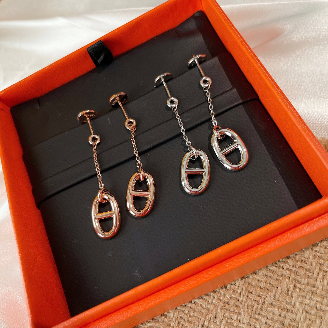 [Royal Jewellery]CHAINE TASSEL EARRINGS