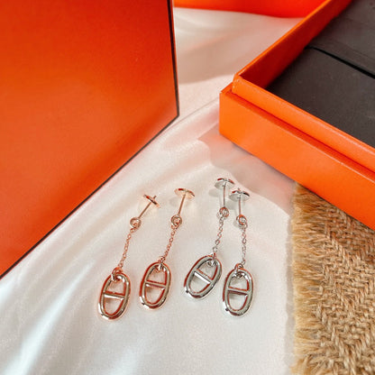 [Royal Jewellery]CHAINE TASSEL EARRINGS