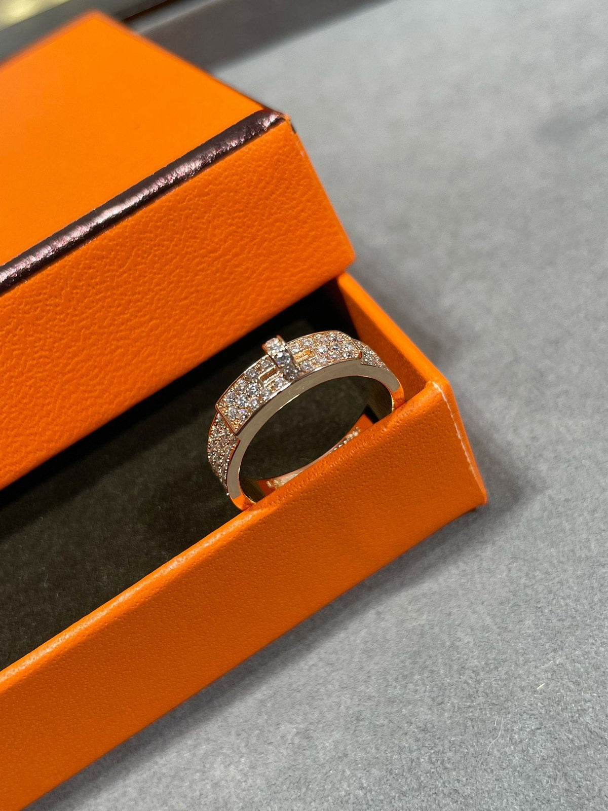 [Royal Jewellery]KELLY PINK GOLD DIAMOND RING