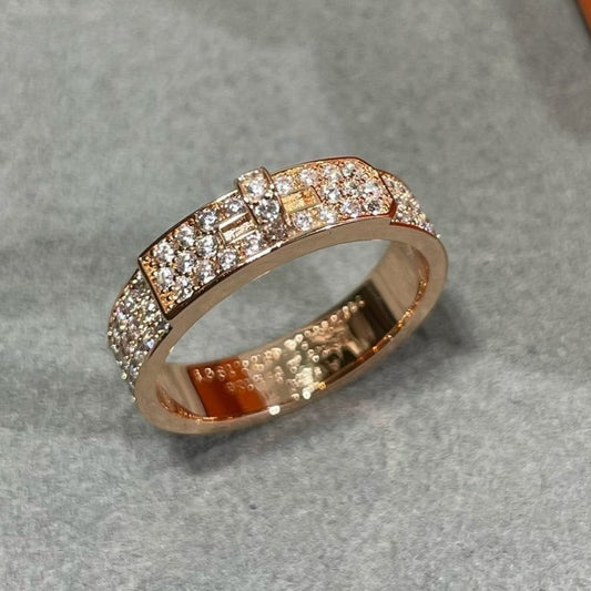 [Royal Jewellery]KELLY PINK GOLD DIAMOND RING
