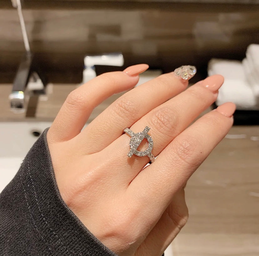 [Royal Jewellery]ECHAPPEE RING SILVER DIAMOND