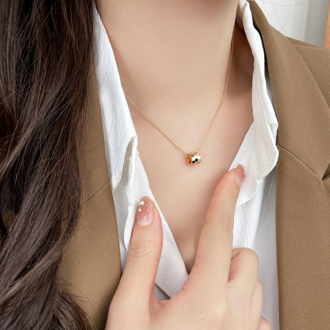 [Royal Jewellery]BEE MINI PEDANT DIAMOND NECKLACE