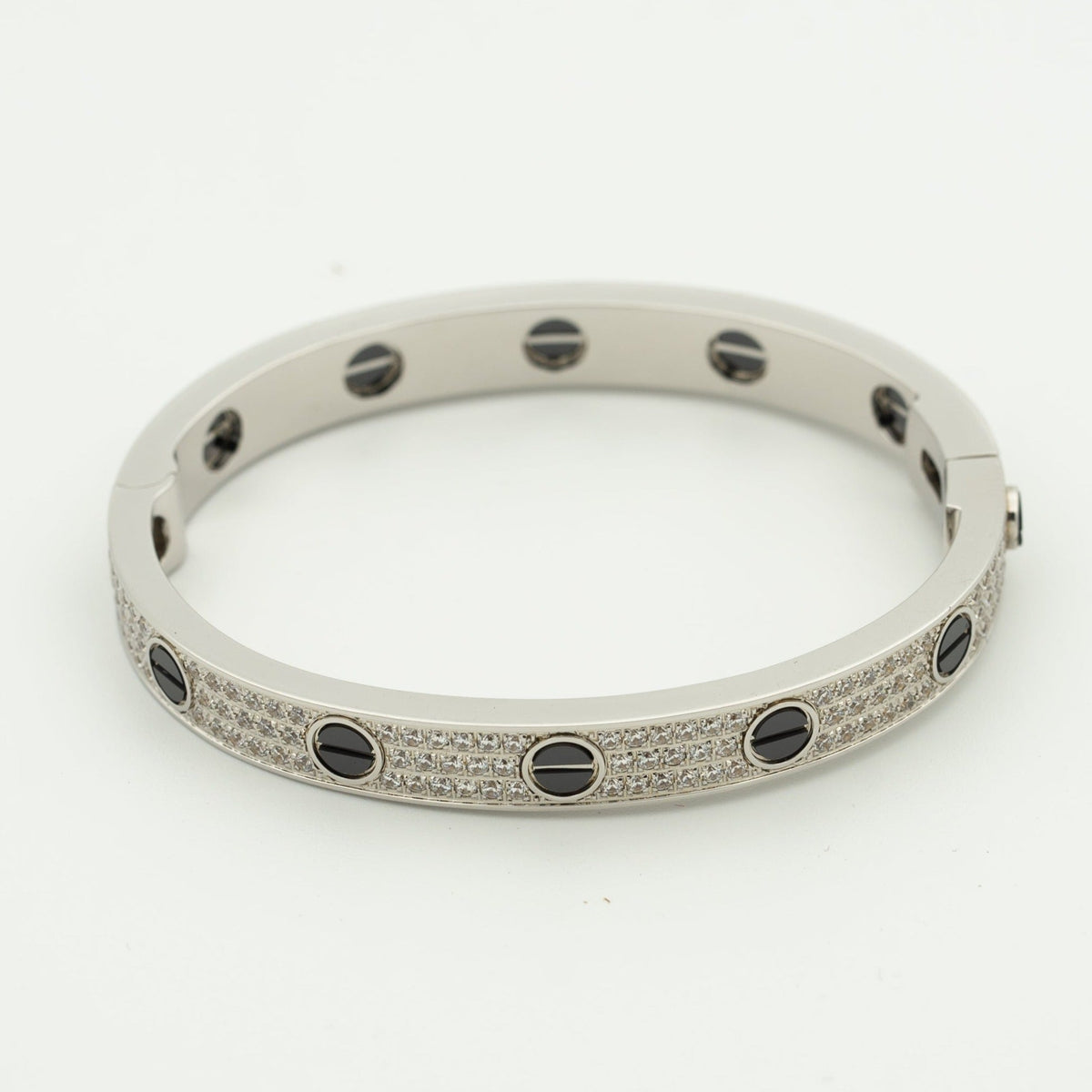 [Royal Jewellery]LOVE BRACELET 6.1MM DIAMOND-PAVED CERAMIC