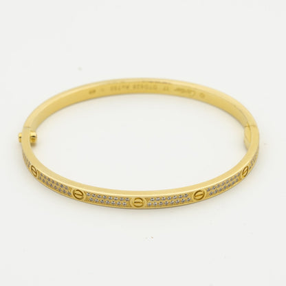 [Royal Jewellery]LOVE BRACELET 3.65MM DIAMOND-PAVED
