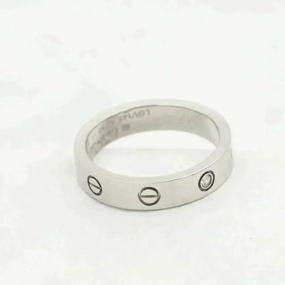 [Royal Jewellery]LOVE RING 4MM 1 DIAMOND SILVER