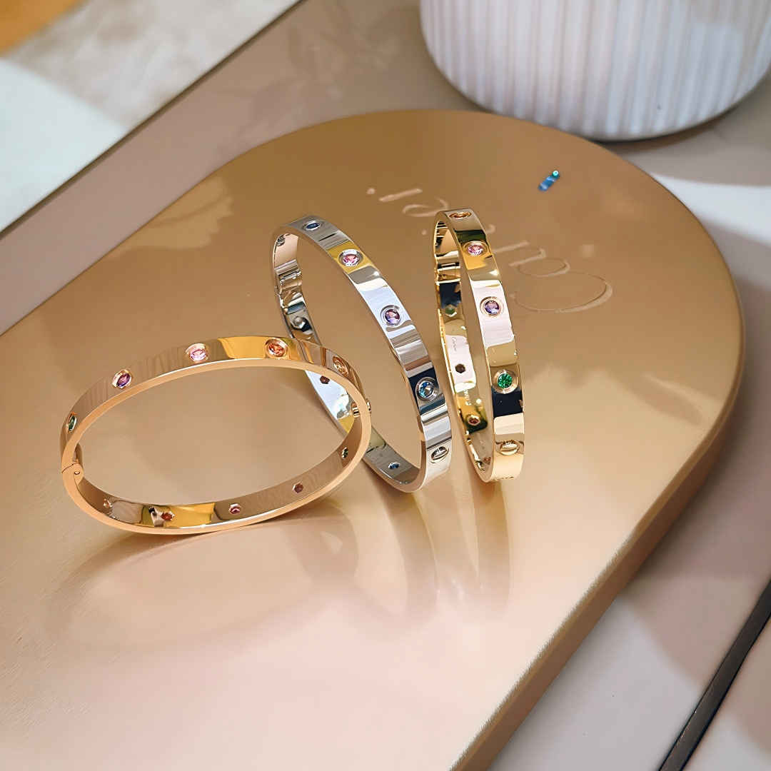 [Royal]2026 RAINBOW LOVE BRACELET 6.1MM  10 DIAMONDS