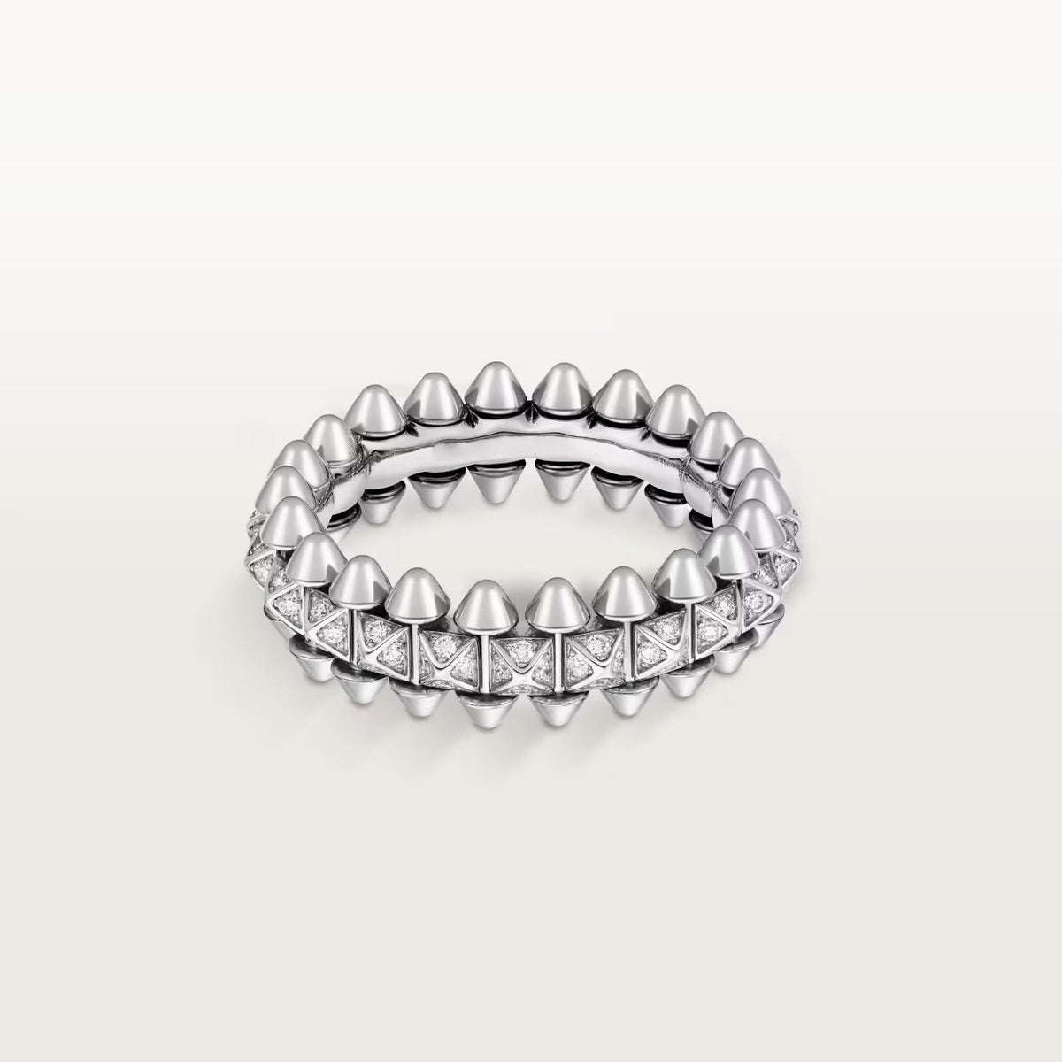 [Royal] CLASH 6.4MM SMALL FULL DIAMOND RING