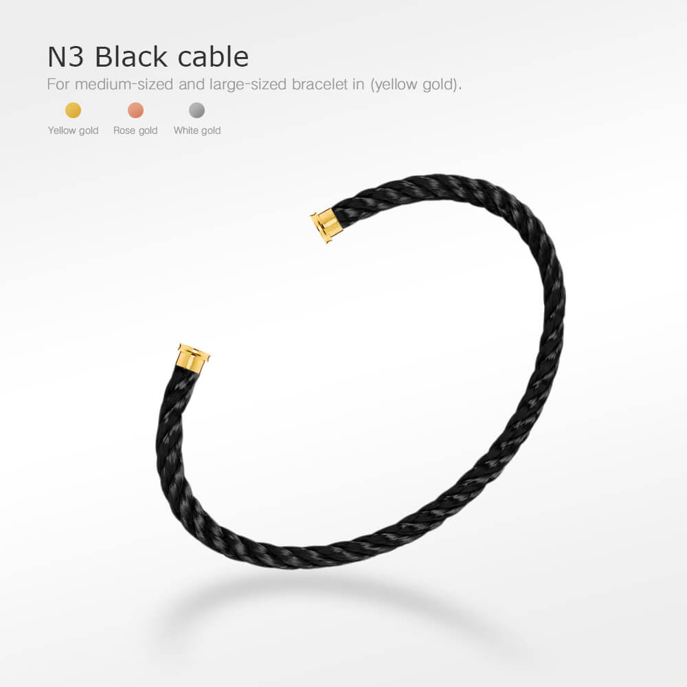 [Royal Jewellery]FORCE SERIES BRACELET CABLES 50 CHOICES (DIY SELECTION)