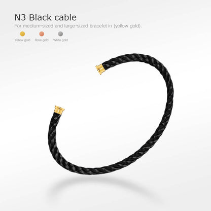 [Royal Jewellery]FORCE SERIES BRACELET CABLES 50 CHOICES (DIY SELECTION)