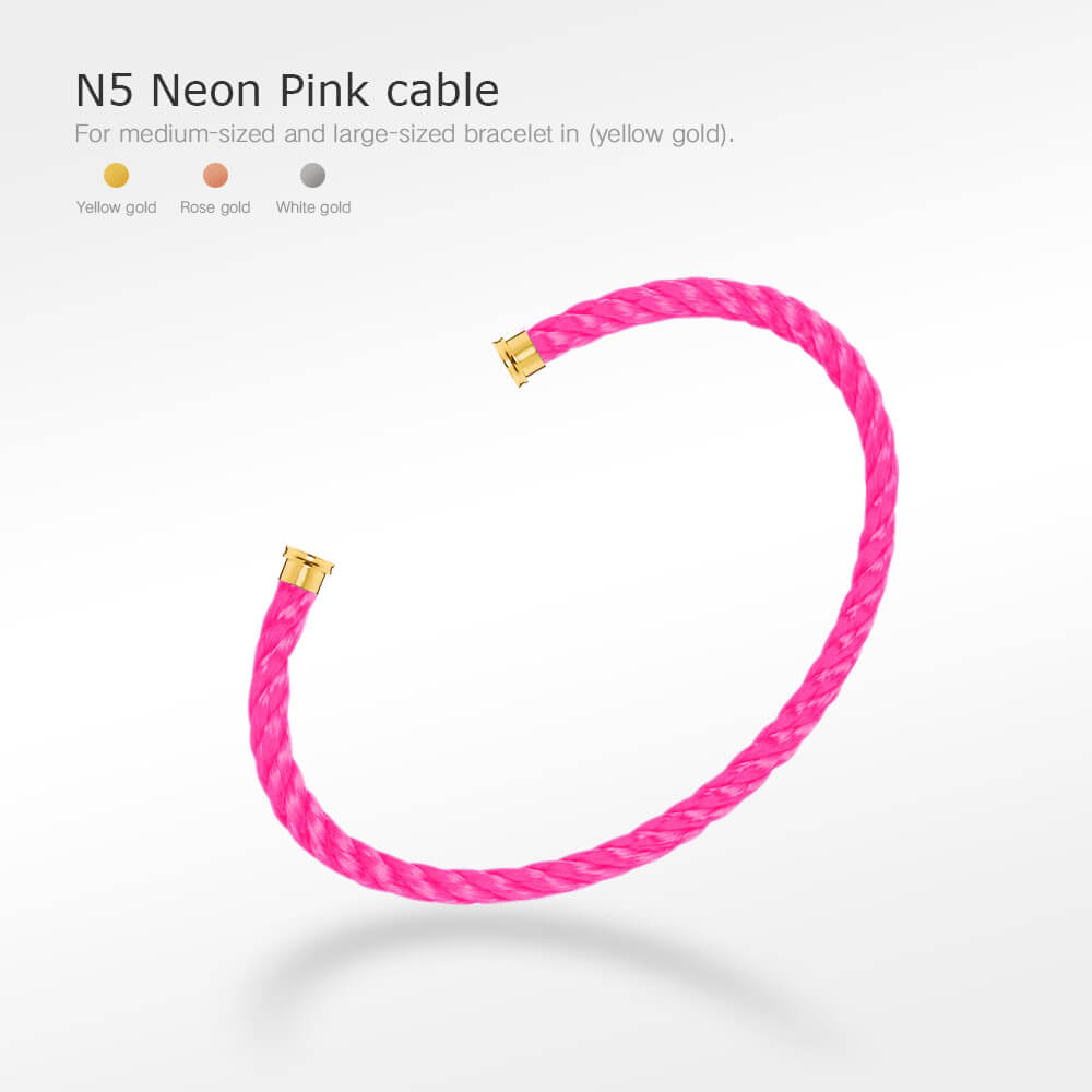 [Royal Jewellery]FORCE SERIES BRACELET CABLES 50 CHOICES (DIY SELECTION)
