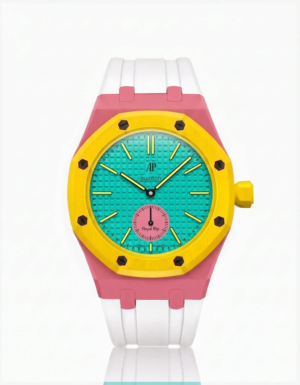 Silicone Strap & Case Royal Pop Otg Roz(Customize  Colors)