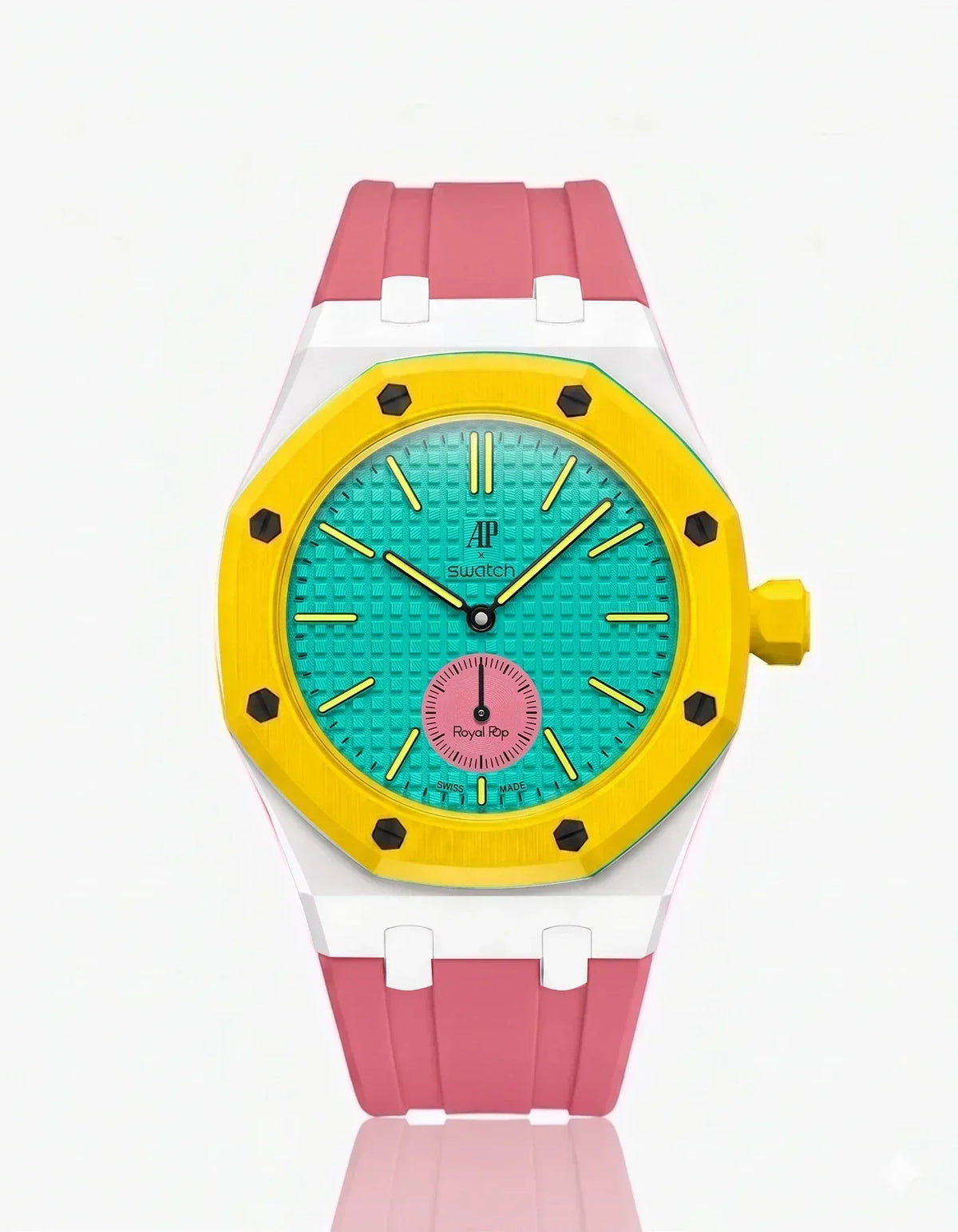 Silicone Strap & Case Royal Pop Otg Roz(Customize  Colors)