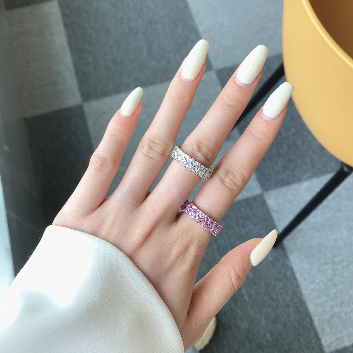 [Royal Jewellery]Sparkling Full Heart Ring
