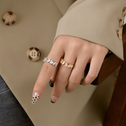 [Royal Jewellery]Delicate Multi Cut Ring