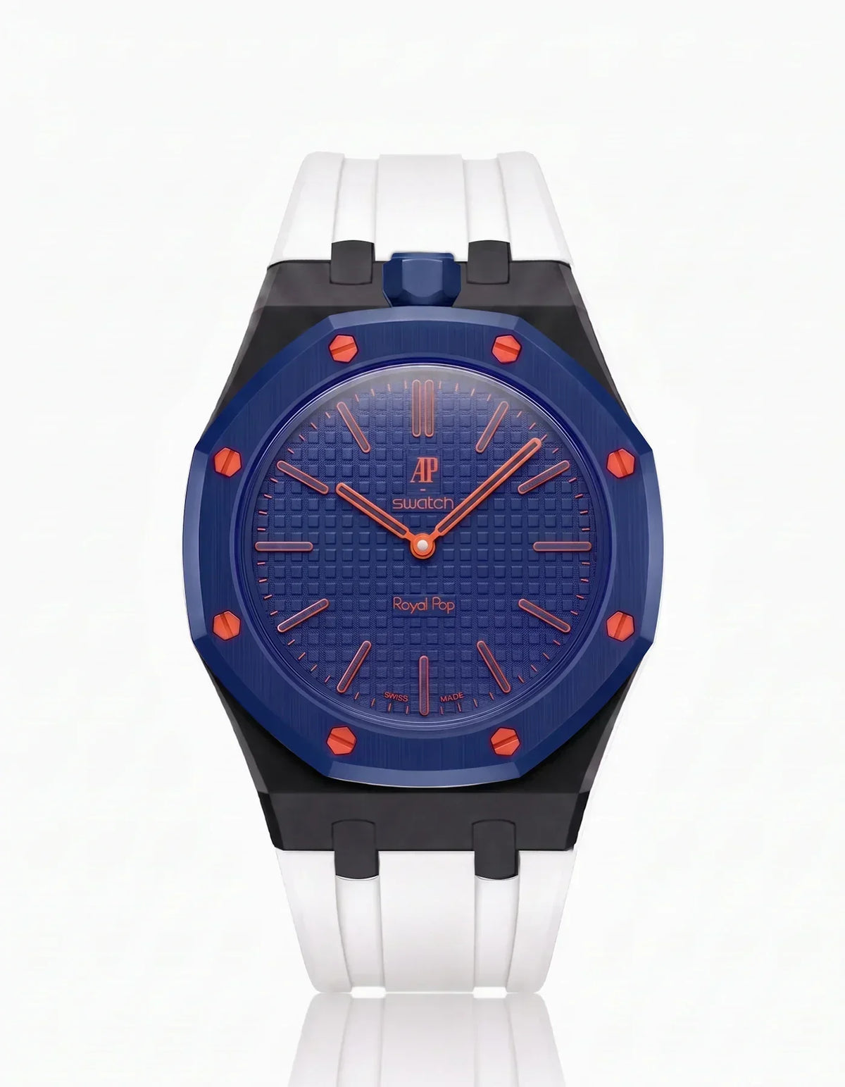 Silicone Strap & Case  Royal Pop Orenji Hachi(Customize  Colors)